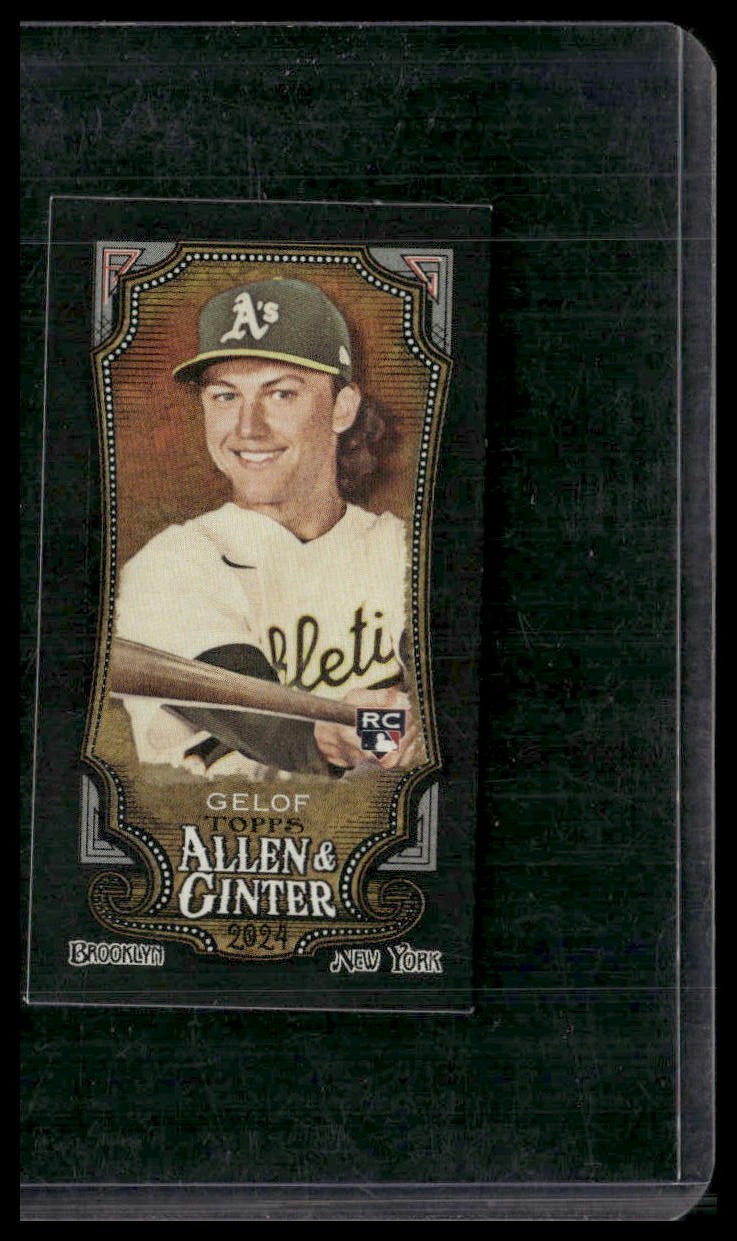 2024 Topps Allen & Ginter #82 Zack Gelof Mini Black Border
