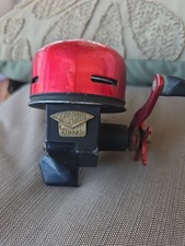 Vintage Abu Garcia Abumatic 170 Spincast Fishing Reel Red Black Works