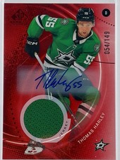 2025-26 SP Game Used - Thomas Harley Red Autograph Jersey /149 Stars