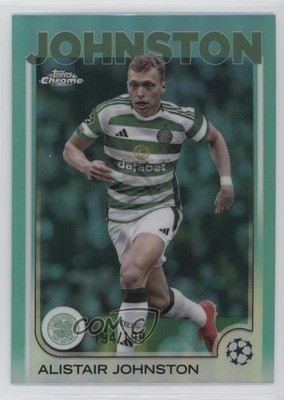 2024 Topps Chrome UEFA Club Competitions 194/199 Alistair Johnston Rookie RC 5b1
