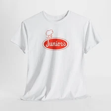 Brooklyn, NYC Times Square, Junior's Restaurant Unisex Heavy Cotton Tee