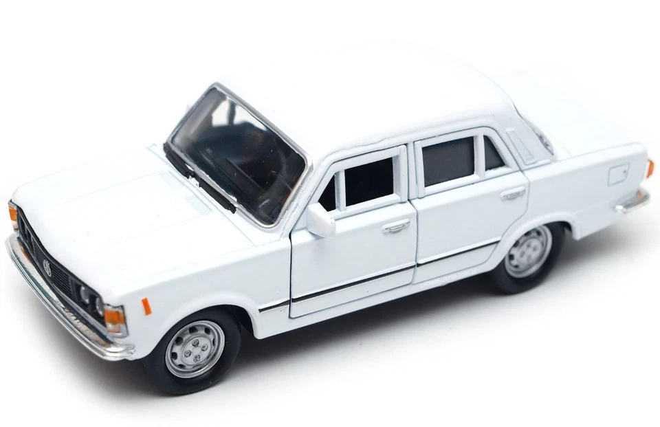 Welly Fiat 125P White 1:34 1:39 Scales 4.5 Inch Car US IMPORT DUTIES PAID - Image 4 of 4