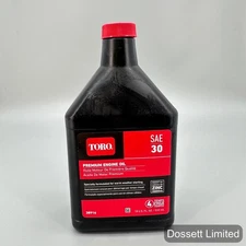 Toro SAE 30 Premium Engine Oil 4-Cycle 18 Oz Warm Weather Zinc Additive