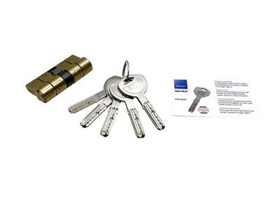 ZYLINDER Tesa Assa Abloy T70 T7553030L 5 SCHLÜSSEL B-WARE