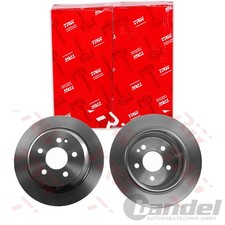 2X TRW BREMSSCHEIBEN 296mm VOLL HINTEN PASSEND FÜR MERCEDES-BENZ VIANO VITO |