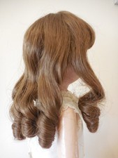 Auburn Ringlet Wig for Antique Doll 7/8 inch head