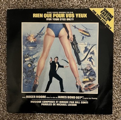James Bond French For Your Eyes Only Original Vinyl Soundtrack LP