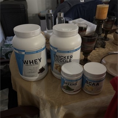N2G Nutrition Whey Chocolate & Snicker Doodle Protein Powder, BCAA, & Essential 