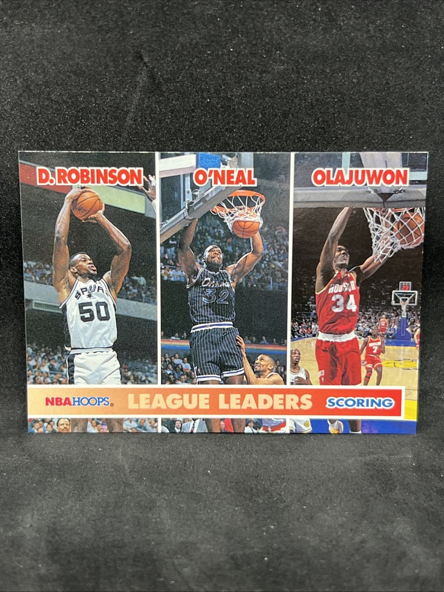 MLB時々NBA 1993-94 NBA Hoops #257 League Scoring Leaders Robinson, O'neal