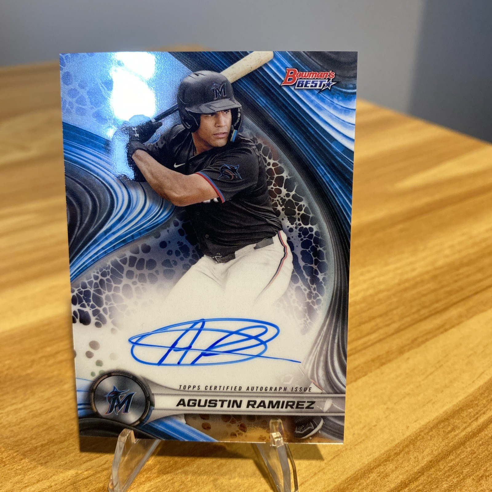 2024 Bowman's Best Best of 2024 Autographs Agustin Ramirez B24-ARZ Miami Marlins