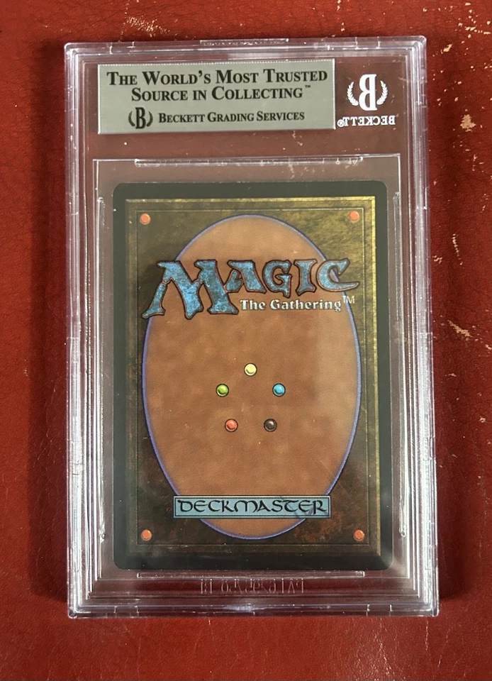 Magic The Gathering Scrubland Dual Land Revised 1994 BGS 9 Quad MTG Scratch Case - Image 2 of 3