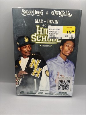 Mac + Devin Go to High School (DVD, 2012) Mint Disc W/Slip~Snoop dog~Wiz Khalifa