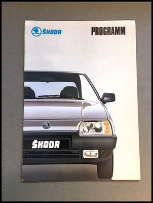 c1990 Skoda Favorit Forman Pick-up GERMAN Original Car Sales Brochure Catalog