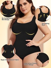 Women's Slimming Shapewear Tummy Control Compression Body Shaper Bodysuit Tank