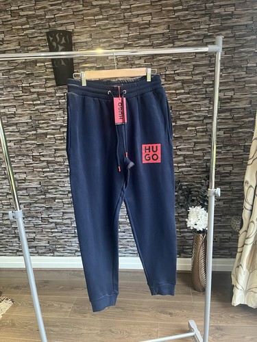 Hugo Boss Sudadera con Capucha y Joggers Chándal Completo Azul Marino Talla Pequeña - Imagen 11 de 13