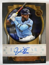 2022 Topps Five Star Vidal Brujan On Card Rookie Autograph Gold Rays RC Auto