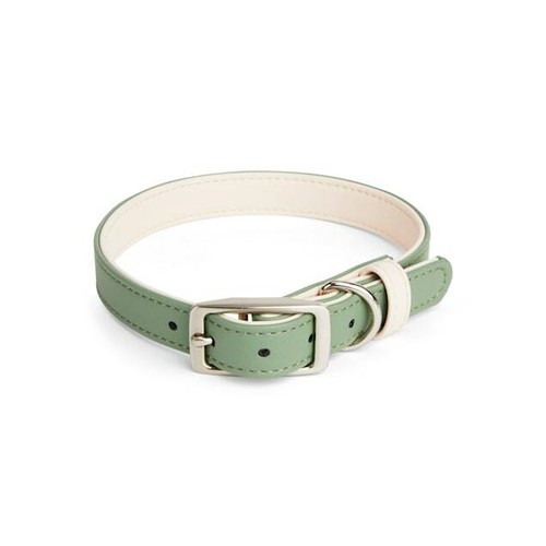 YOULY The Heir Green & Tan Dog Collar, Large