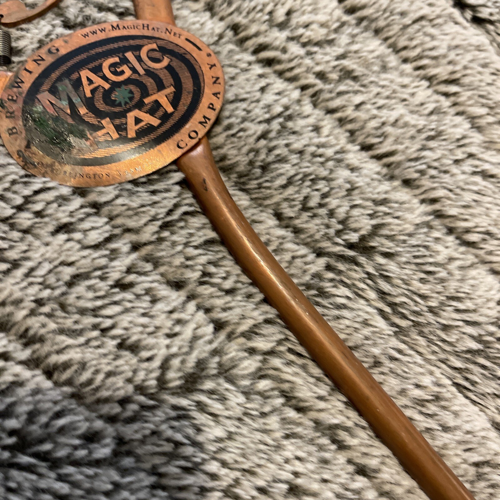 Vintage MAGIC HAT 9 Copper Beer Tap Handle 14” eBay
