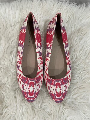 Kelly & Katie  Decotis  Ballet Floral Flat Slip On Fabric Shoes