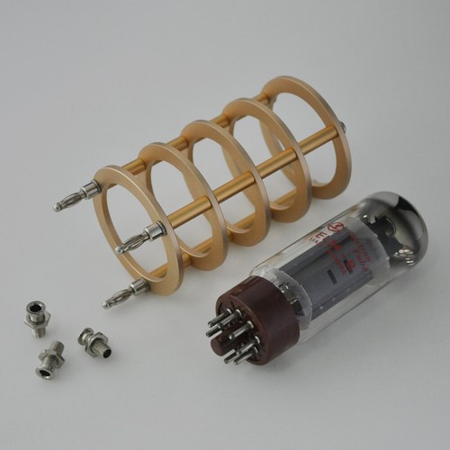 Válvula de vacío chapada en oro 1 pieza 6V6 5881 EL34 6SN7 cubierta protectora de tubo dorado - Imagen 4 de 8
