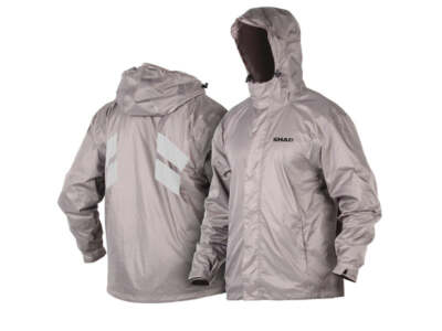 SHAD Motorcycle 100% Waterproof Rain Over Jacket Coat Scooter Black & Carry Bag