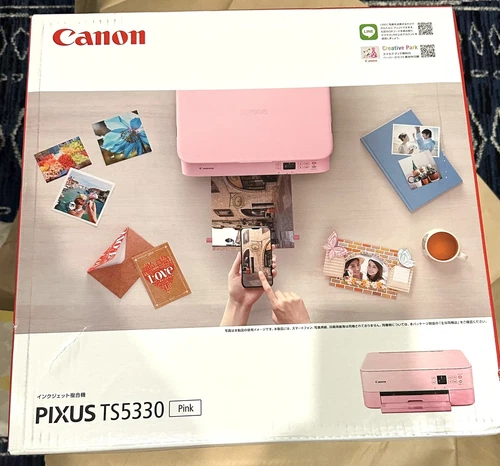 Canon Printer A4 Inkjet Multifunction Printer PIXUS TS5330 Pink 2019 Model