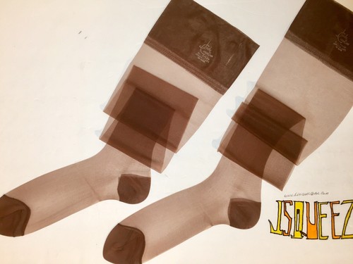 6 Paar Lady Caroline Vintage Nylon Strümpfe 10” x 32” verstärkter FERSENZEHENGEWÜRZ - Bild 1 von 12