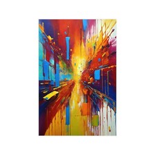Vibrant Abstract Matte Posters, Colorful Wall Art, Modern Decor, Gift Idea, Home