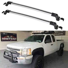 For Chevy Silverado 1500 2500 3500 Car Top Roof Rack Cross Bar Cargo Carrier Set