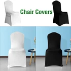 Anti Slip Dining Chair Covers for Wedding Banquet Universal Fit Chair Slipcover