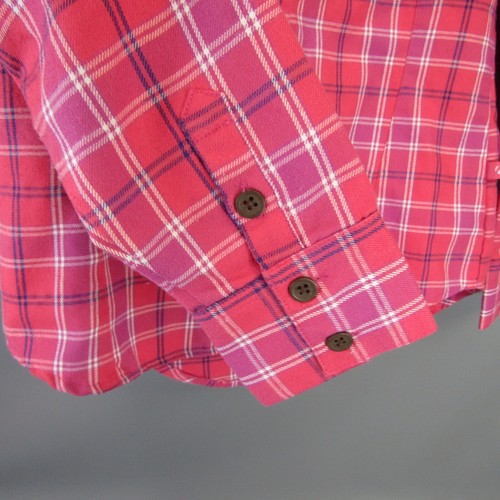 Bontrager Lucette camicia di flanella a quadri donna taglia S rosa piccola - Foto 4 di 11