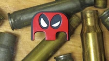 "Deadpool" Custom Back Plate for Glock 19, 17 Gen 1-5 Aluminum Engraved