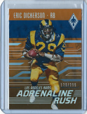 2016 Panini Phoenix Adrenaline Rush Orange #AR-ED Eric Dickerson Rams /299