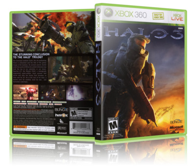 Custom Replacement Xbox 360  Title E-H Covers and Cases. No Games Included