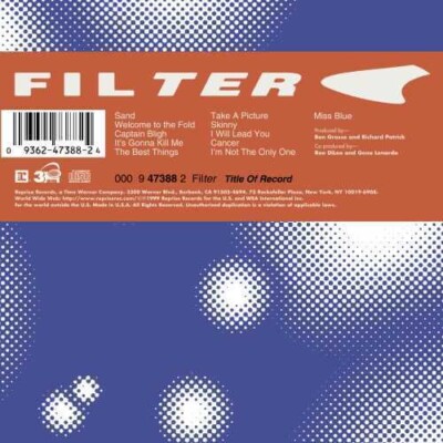 Filter   Title Of Record - 2 x LP Vinyl Records 12'' - NEW Sealed - Alt Rock