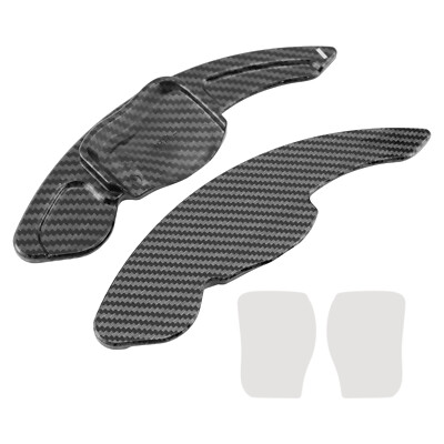 Carbon Look Steering Wheel Paddle Shifter Extension For SEAT VW Scirocco