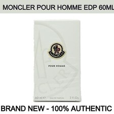 Moncler Pour Homme Eau de Parfum for Men Spray 2oz/60ml, NEW IN BOX 