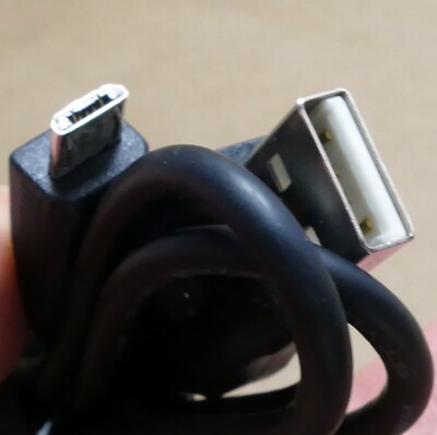 Camera Cable USB A to Micro-USB charger data transfer 3 feet long