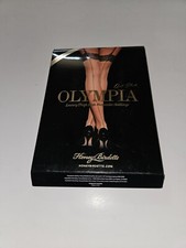 Honey Birdette Olympia Luxury Thigh High Suspender Stockings size Large new