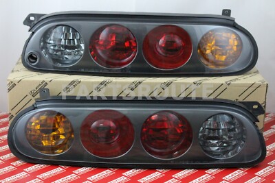 JDM Toyota Supra JZA80 97-98 Spec OEM Tail lights Lamps Black