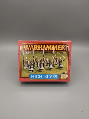 Warhammer Fantasy Old World NIB High Elves OOP  Elf Archers Elf Spearmen 
