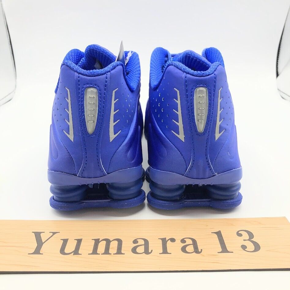 Nike WMNS Shox R4 Racer Blue and Metallic Silver HJ7303-445 Nike WMNS Shox R4 Racer Blue and Metallic Silver HJ7303-445