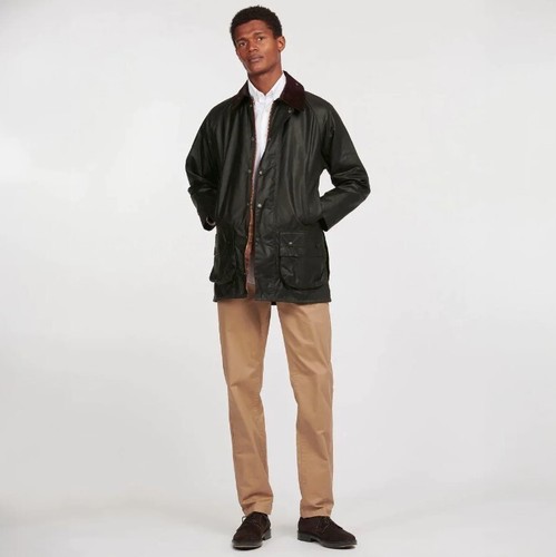 Barbour beaufort Wax Jacket Sage 34 - Picture 2 of 6