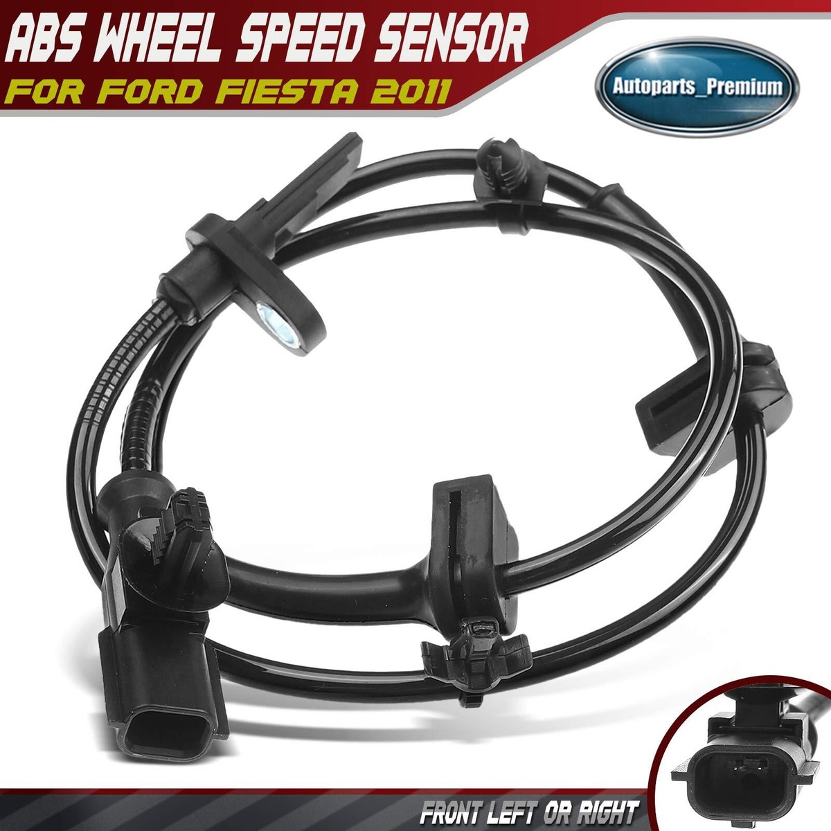 Front Left or Right ABS Wheel Speed Sensor for Ford Fiesta 2011
