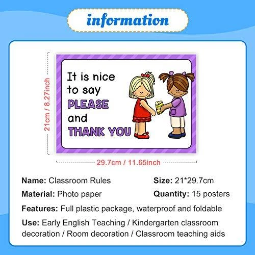 Preschool Classroom Rules With Visual Aids