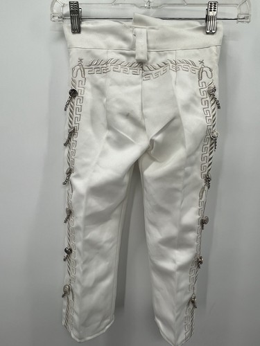 Jungen Taufe Taufe weiß Charro Mariachi Anzug Set Kind Hochzeit Party - Bild 19 von 24