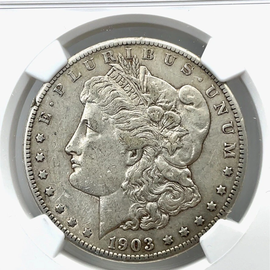 1903 S $1 Morgan Silver Dollar  NGC VF 35 - Image 2 of 4