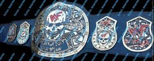 Cinturón Réplica 2MM Smoking Skull Stone Cold World Heavyweight Championship TÍTULO