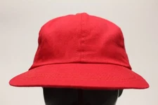RED - LIGHTWEIGHT - ONE SIZE - ADJUSTABLE STRETCH BAND BALL CAP HAT!