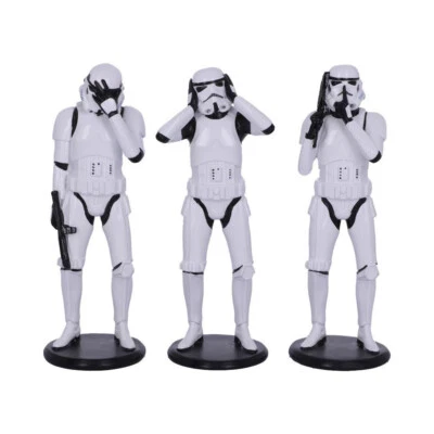 Star Wars Stomtrooper Standing Figurine See Hear Speak No Evil - Nemesis Now